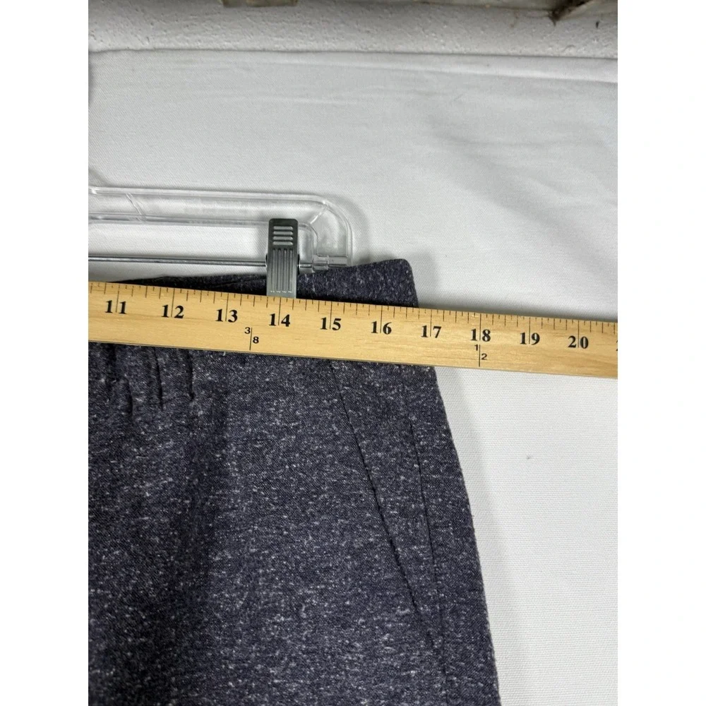 Norse Projects Pants Mens 33x27.5 Aros Cropped Nose Melange Cotton Straight Blue